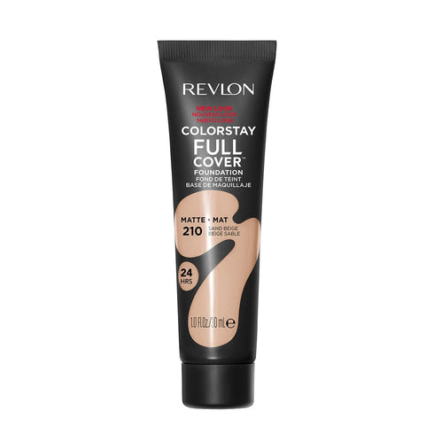 Maquillaje líquido Revlon ColorStay Full Cover Foundation tono Sand Beige 30 ml Maquillaje Líquido Republic Cosmetics Revlon