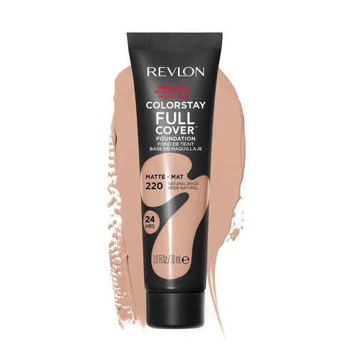 Maquillaje líquido Revlon ColorStay Full Cover Foundation tono Natural Beige 30 ml Maquillaje Líquido Republic Cosmetics Revlon