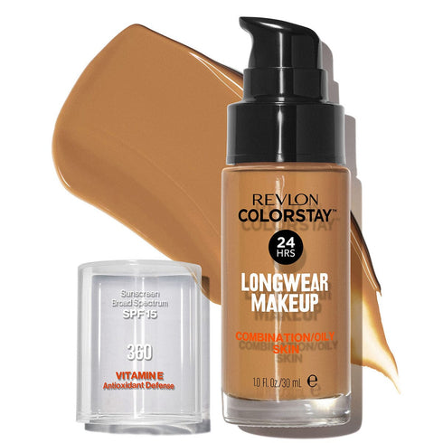 Maquillaje líquido Revlon Colorstay Make Up Piel Mixta a Grasa tono Golden Caramel Maquillaje Líquido Republic Cosmetics Revlon