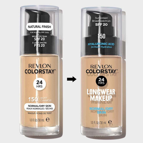 Maquillaje Líquido Revlon ColorStay Make Up Piel Normal a Seca tono 180 Sand Beige Maquillaje Líquido Republic Cosmetics Revlon