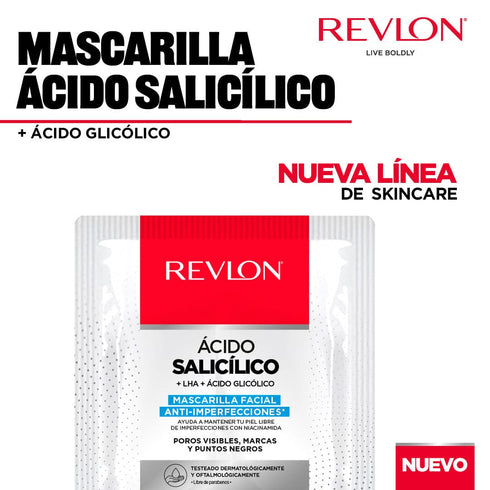 Mascarilla Facial Ácido Salicílico Revlon Mascarilla Revlon