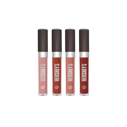 Set de 4 Labiales Hershey´s Labial Liquido Rep Cosmetics