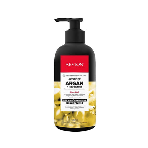 Shampoo Macadamia + Aceite Argán Revlon shampoo Republic Cosmetics