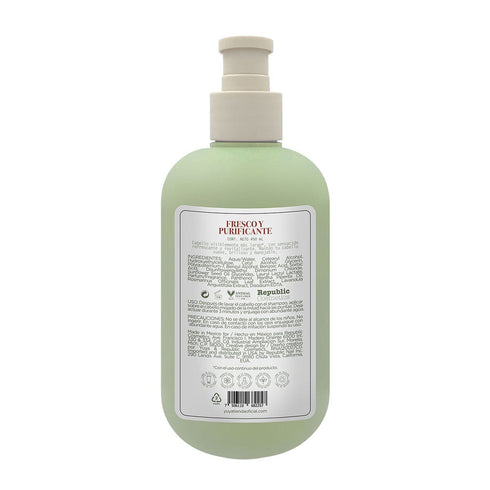 Acondicionador FRESCO Y PURIFICANTE- CRECIMIENTO - Menta (450 mL) Republic Cosmetics
