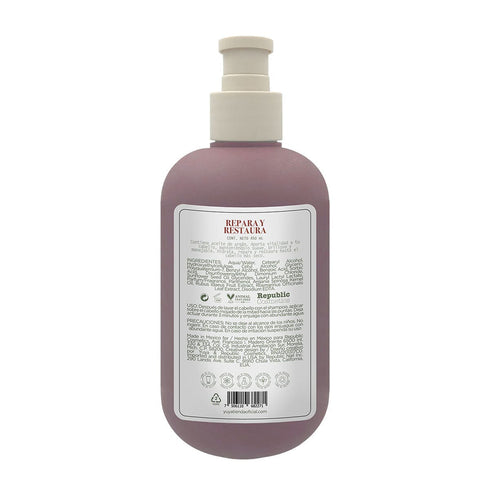 Acondicionador REPARA Y RESTAURA ARGÁN Y PANTENOL - Frutos Rojos(450 mL) Republic Cosmetics