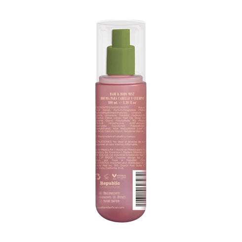 Bruma para cabello y cuerpo "Bruma tropical" Brumas Yuya