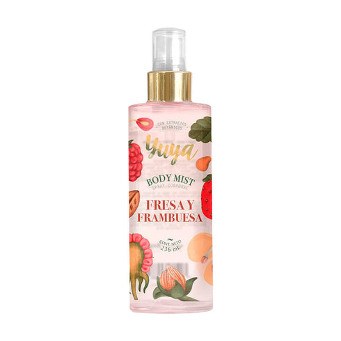 Body Mist 236 mL Fresa y Frambuesa Body Mist Yuya