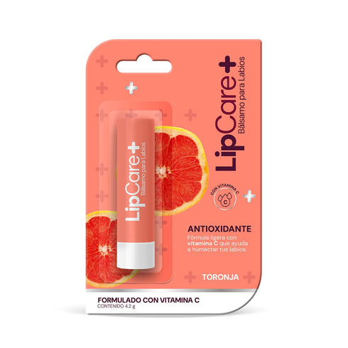 BALSAMO LABIAL LIPCARE+ TORONJA (ANTIOXIDANTE) Bálsamos labiales Lip Care+