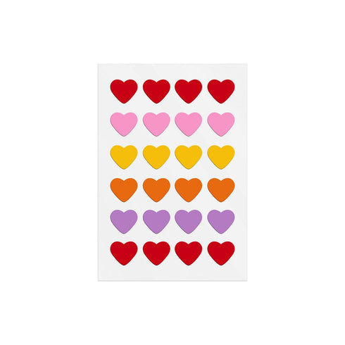 Parche auxiliar para granitos "Corazones" 24 pzas Mascarilla Yuya