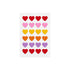 Parche auxiliar para granitos "Corazones" 24 pzas Mascarilla Yuya