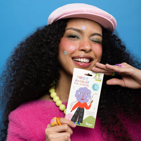 Parches auxiliar para granitos "Flor" 24 pzas Mascarilla Yuya