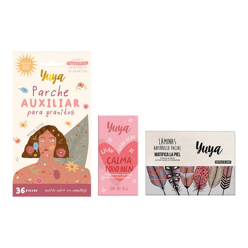 Todo Bien - Parche Auxiliar para Granitos + Tratamiento Chau Granitos + Papel Arroz Serendipia Parche para acné Yuya