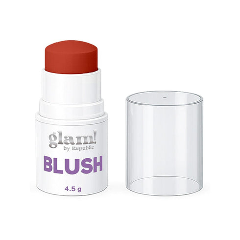 Blush en barra Glam "Glow Terra Flame" Rubor Glam