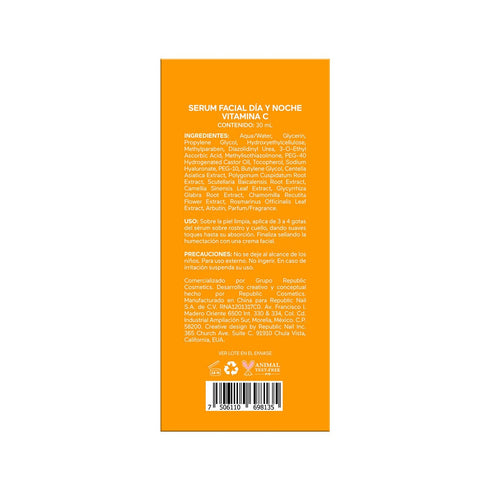 Serum facial "Vitamina C" - glam! by Republic Serum Glam