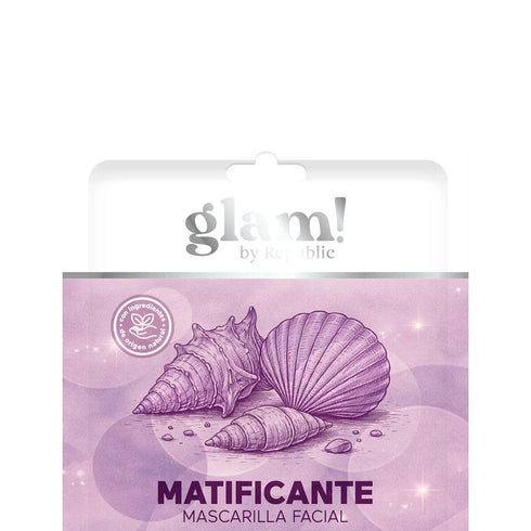 Mascarilla Facial "Matificante" - glam! by Republic Mascarilla Glam