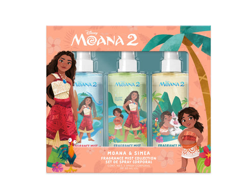 Set de 3 Fragance Mist con Glitter 60 mL Moana 2 Body Mist REPUBLIC COSMETICS
