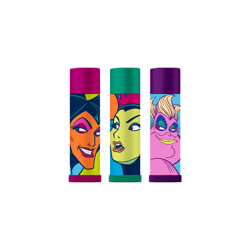 Set 3 Lipbalms Villanas Bálsamos labiales Disney