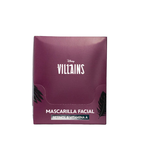 Pack con 12 pcs Beauty Mask Maléfica - Retinol (Vitamina A) Mascarilla Disney