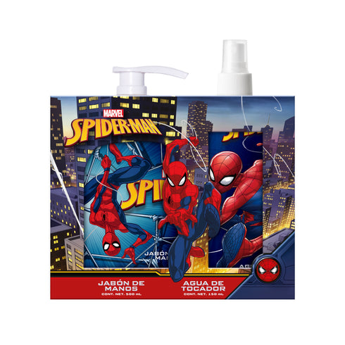 Set de Jabón para Manos 500 mL + Body Mist de 150 mL Spiderman Set Jabón líquido para manos y body mist REPUBLIC COSMETICS