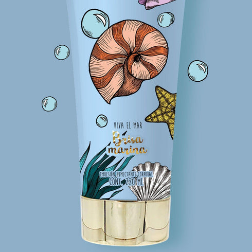 Emulsión Humectante Corporal "Viva el mar, Brisa marina" Crema corporal Republic Cosmetics