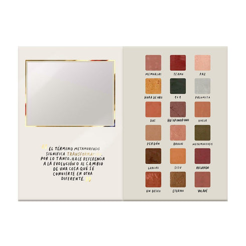 YUYA Set de sombras 18 colores - "METAMORFOSIS" Sombras para ojos Republic Cosmetics