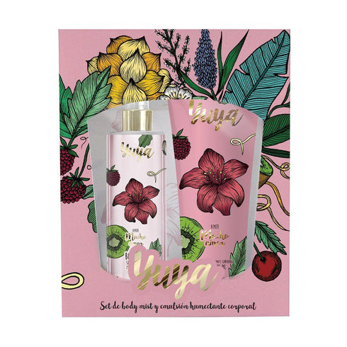 body mist y crema. Set body mist y emulsión corporal Yuya - "Amor Mucho Amor" by Republic Cosmetics
