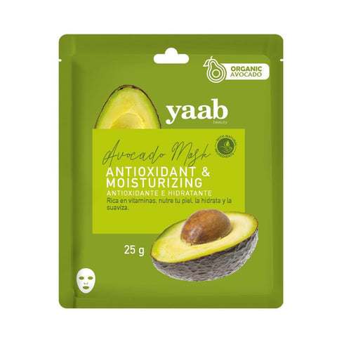 Mascarilla. Mascarilla antioxidante e hidratante de aguacate Yaab Beauty by Republic Cosmetics