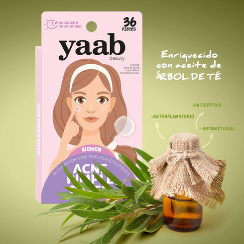 Acne pimple patch mujer Yaab Beauty Mascarilla Republic Cosmetics