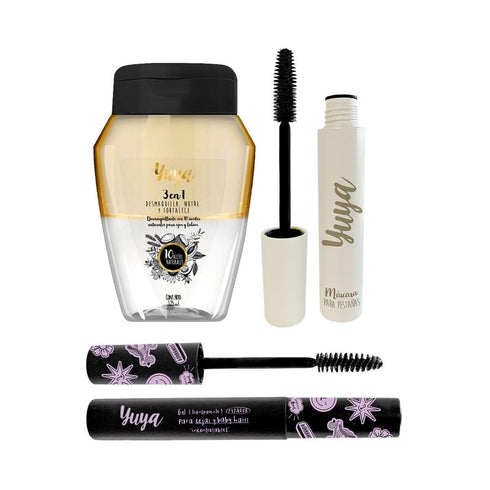 Set de regalo. Set Look Natural, Máscara 10 aceites + Gel para cejas + Desmaquillante bifásico by Republic Cosmetics