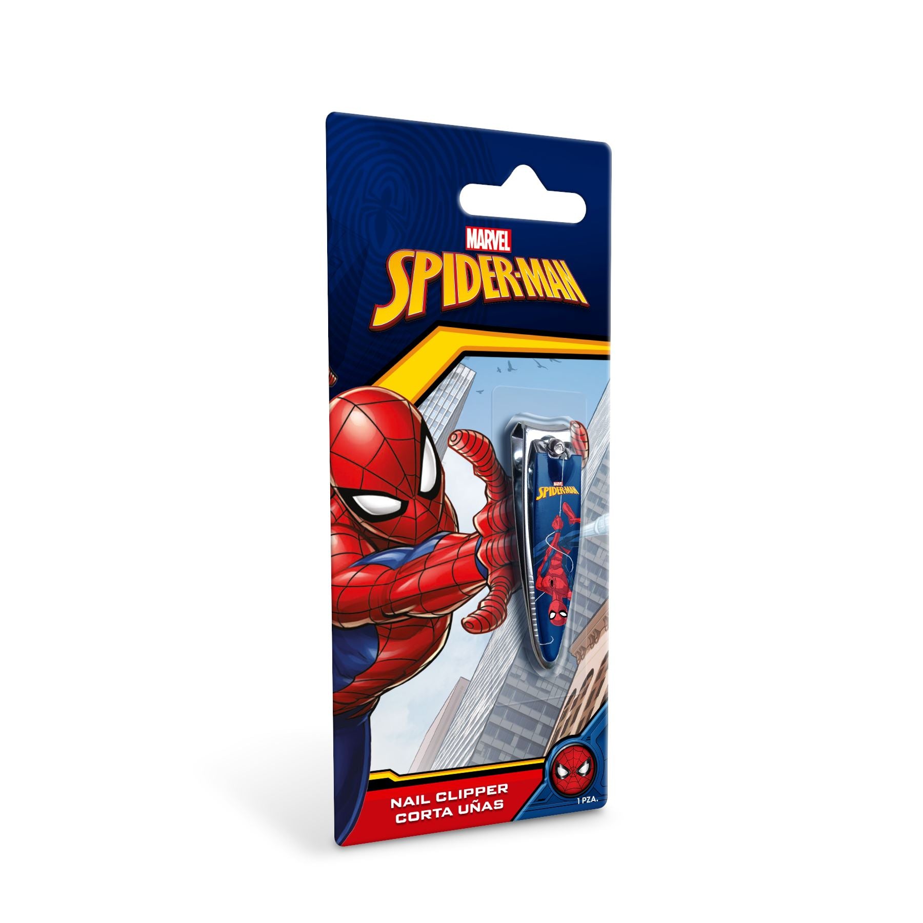 Corta Uñas Individual en Blister Spiderman Corta Uñas para Manos REPUBLIC COSMETICS